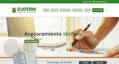 Desktop Screenshot of idaterm.com